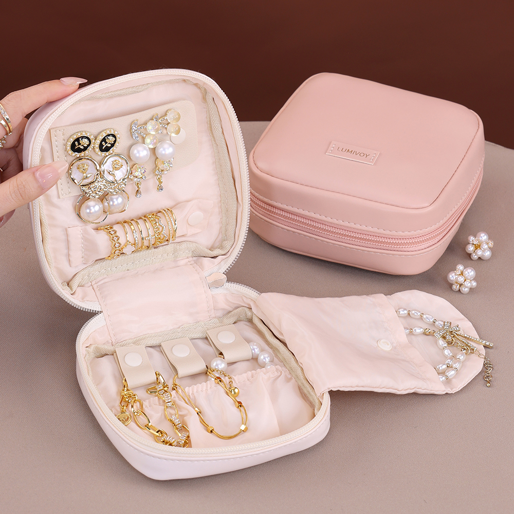Luxury Skincare Organizer - Portable Travel Luxury Mini Jewelry Organizer