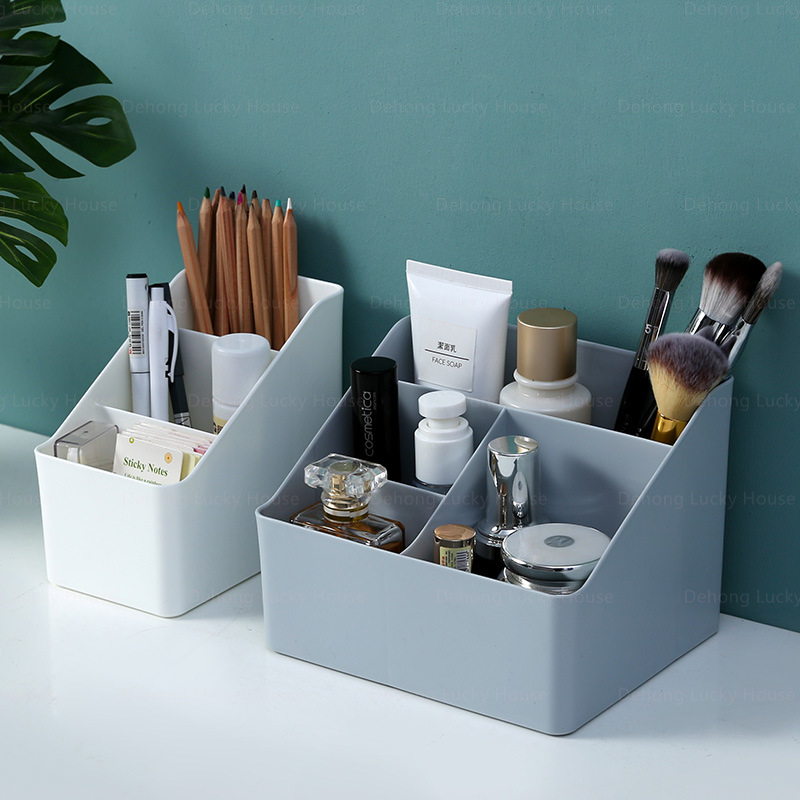 Luxury Skincare Organizer - Plastic Desktop Sundries Storage Makeup Organizer