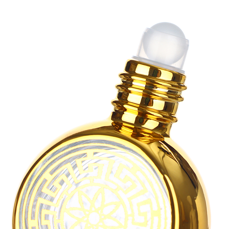 Luxury Skincare Oil - Travel Electroplated Carve Glass Luxury Empty