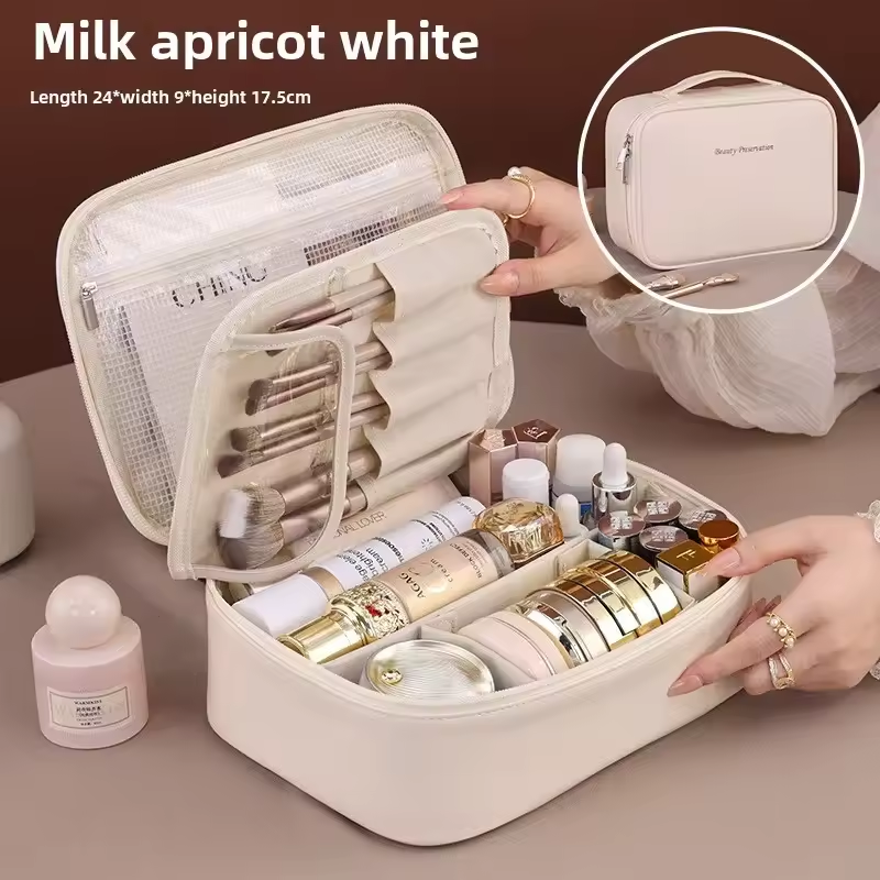 Luxury Skincare Organizer - Double Layer Large Capacity Women's Cosmetic