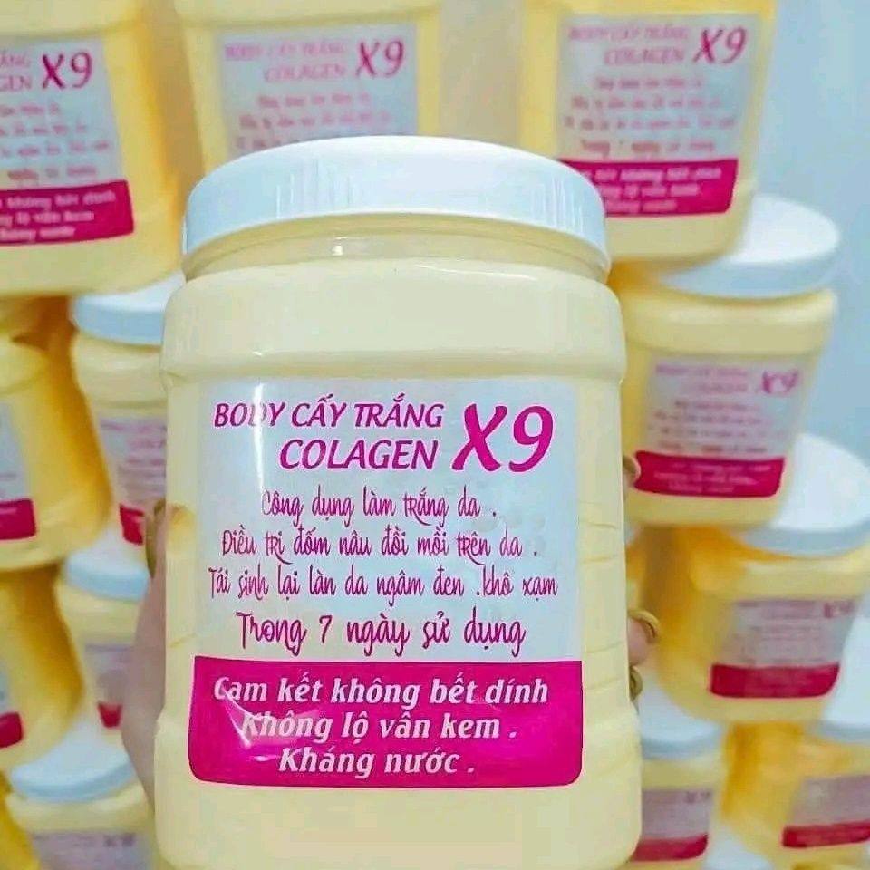 1000ml X9 Body Cấy Trắng Colag - Luxury Skincare Sets incelemesi ve fiyatı