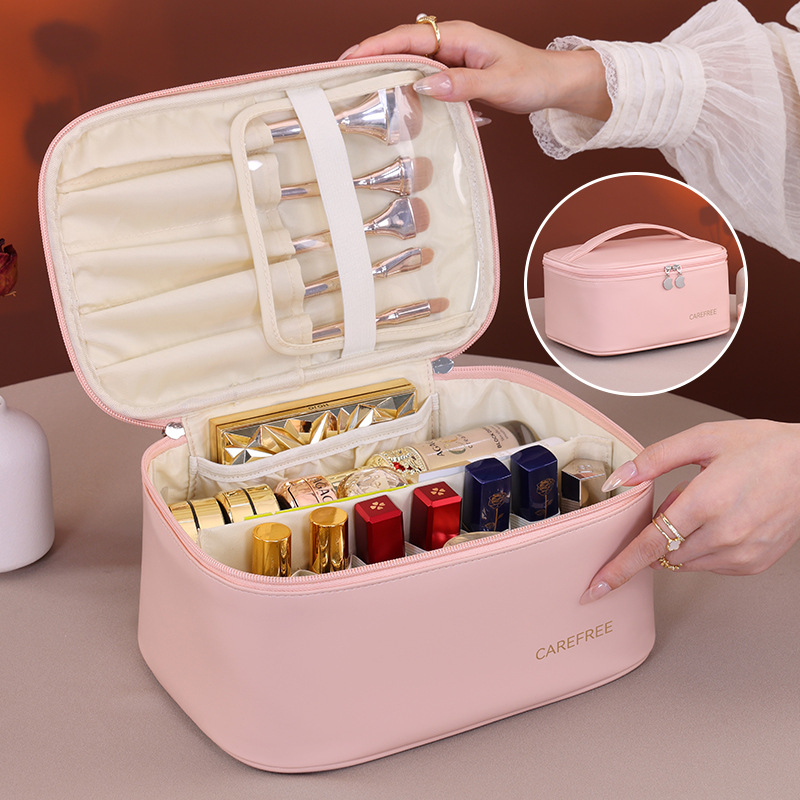 Luxury PU Makeup Bag for Women - Luxury Skincare Organizer incelemesi ve fiyatı
