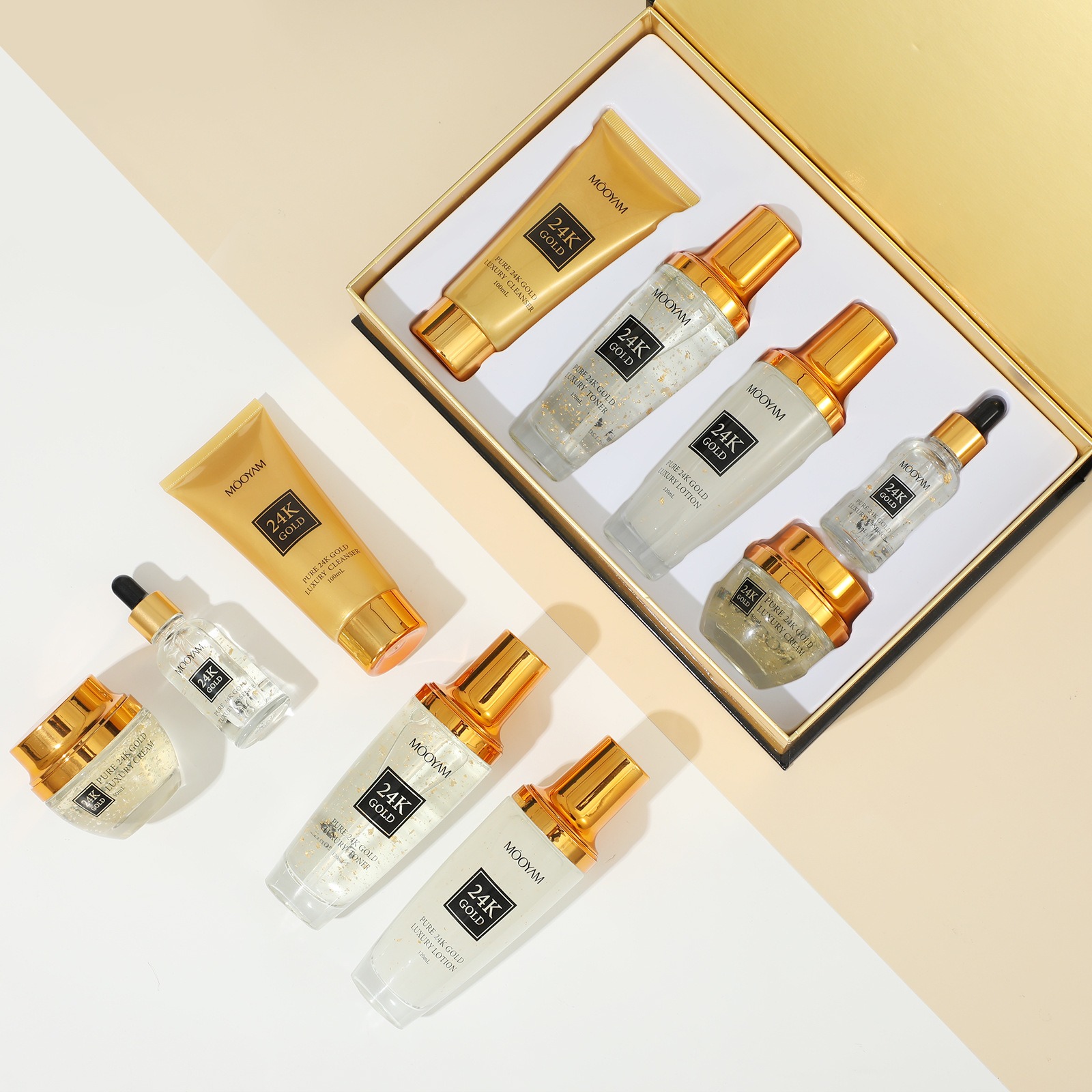 24K Gold LUXURY Moisturizin An - Luxury Skincare Sets incelemesi ve fiyatı