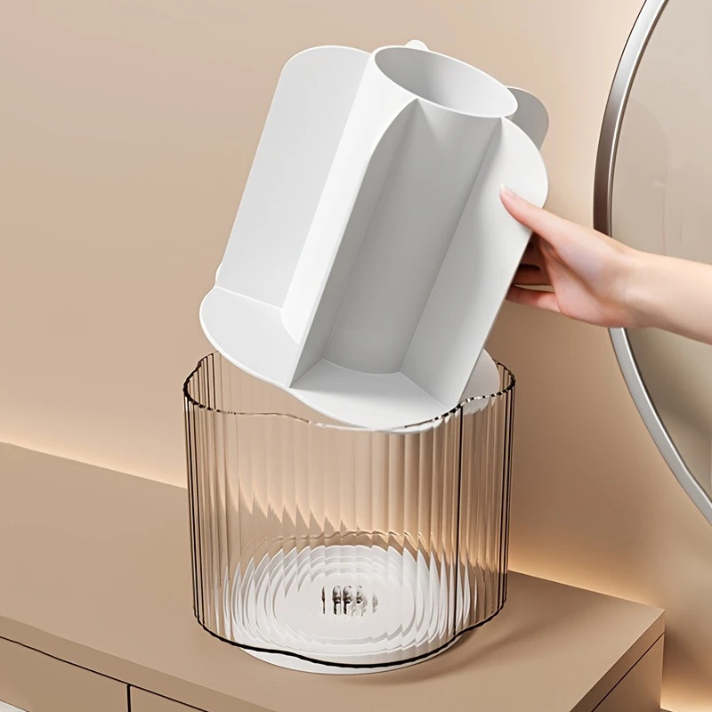 360° Rotating Makeup Brush Hol - Luxury Skincare Organizer incelemesi ve fiyatı