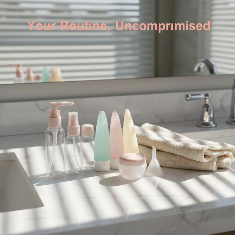 Luxury Travel Bottles Set 11in - Luxury Skincare Sets incelemesi ve fiyatı